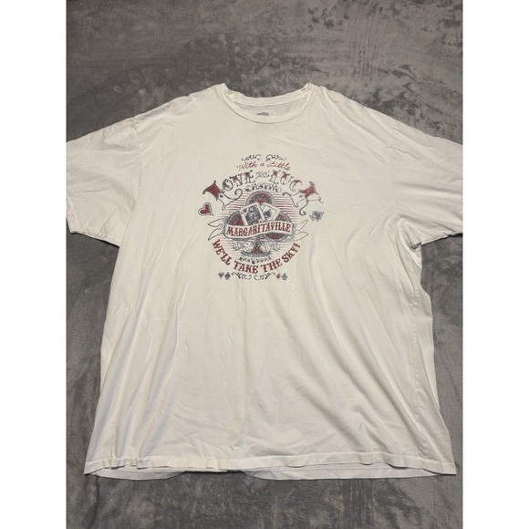 Margaritaville Other - Margaritaville T Shirt Mens 2XL White Live Life Like A Song Short Sleeve Tee